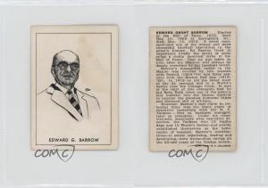 1950-56 Ed Barrow Hall of Fame Card