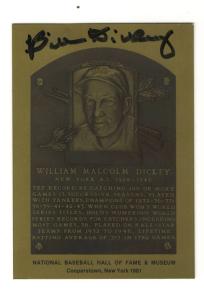 Bill Dickey 1981 Hall of Fame Autograph Card