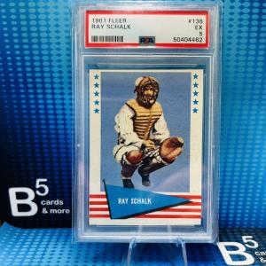 Ray Schalk 1961 Fleer #136 PSA Vintage Card