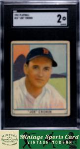 Joe Cronin 1941 Playball #15 SGC 2 Card