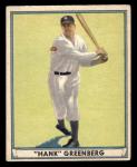1941 Play Ball Baseball Hank Greenberg Card