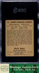 Joe Cronin 1941 Playball #15 SGC 2 Card