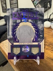 2025 Leaf Bronx Legacy Joe McCarthy Jersey Relic #/9