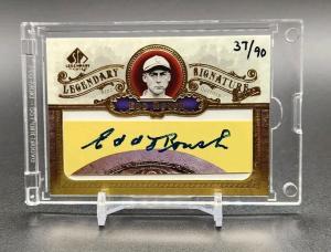 2006 Edd Roush HOF Signatures SP Legendary Cuts