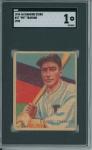 1934-36 Diamond Stars #27 Pie Traynor Card