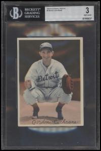 1936 R312 Mickey Cochrane Detroit Tigers Card