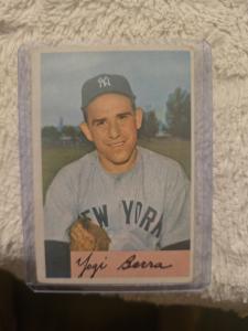 1954 Bowman Yogi Berra Baseball Card #161