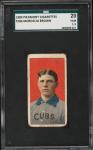 1909 Piedmont T206 Mordecai Brown Cubs Card