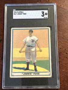 1941 Play Ball Jimmie Foxx #13 Red Sox Card