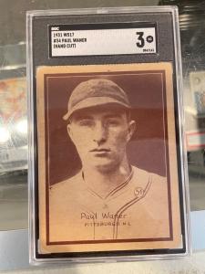 1931 Paul Waner Pittsburgh Pirates Hand Cut Card