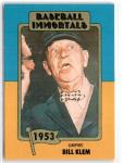 1980s SSPC Baseball Immortals Bill Klem #67