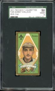 1911 T205 Bobby Wallace Gold Border Card