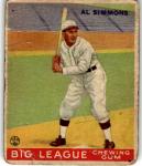 1933 Goudey Al Simmons #35 Baseball Card