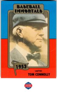 1980-87 SSPC HOF Tommy Connolly Card