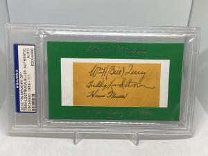 2010 Bill Herold Heinie Mueller Auto PSA/DNA 1/1