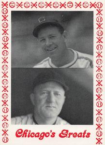 Ted Lyons & Red Farber 1976 White Sox Card