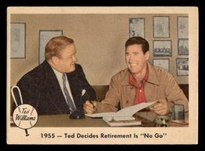 1959 Fleer Ted Williams Joe Cronin #55 Baseball Card