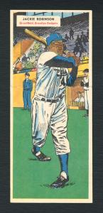 1955 Topps Double Headers #25 Jackie Robinson & Don Hoak
