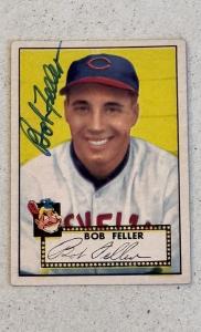 1952 Topps Bob Feller #88 Signed Card