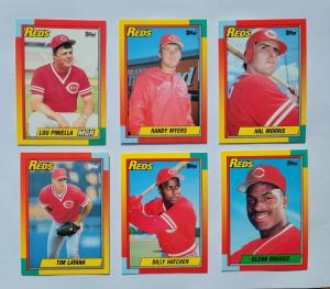 1990 Topps Traded Cincinnati Reds Team Set