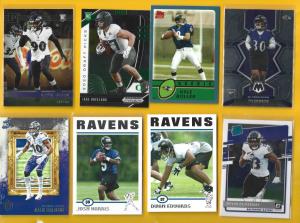 16 Baltimore Ravens Rookie Football Cards Set