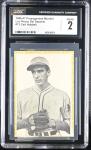Carl Hubbell 1946-47 Sports Card #73 CGC 2