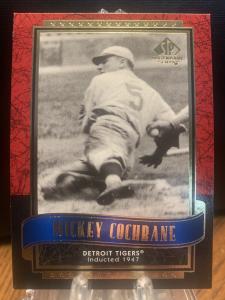 Mickey Cochrane 2003 SP Legendary Cuts Baseball Card