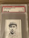 1950 Callahan Harold Pie Traynor Baseball Card PSA 5