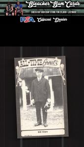 1973-80 TCMA Bill Klem All-Time Greats Postcards