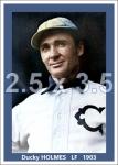 Ducky Holmes 1903 White Sox Colorized Print