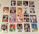 MLB Oakland Athletics Baseball Card Team Lot