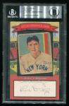 2017 Bill Dickey Diamond Stars Autograph, Beckett 6/6