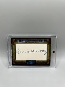Joe McCarthy 2005 Donruss Playoff Auto #/44