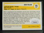 Bob Feller Autographed Baseball Card - Hall of Fame