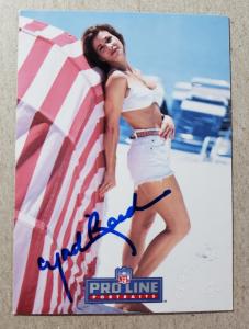 Cindy Reed Auto 1993 Pro Line Portraits Card