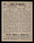 1939 Play Ball Baseball Card Charley Gehringer #50