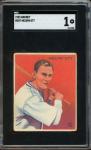 1933 Goudey Mel Ott Baseball Card #207