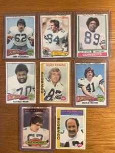 Dallas Cowboys Vintage Card Lot with Rookies
