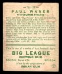 1933 Goudey Paul Waner Baseball Card #25