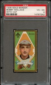1909-11 T205 Gold Border Bobby Wallace Card