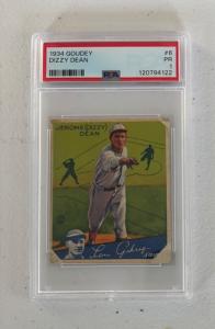 1934 Goudey Dizzy Dean Baseball Card #6