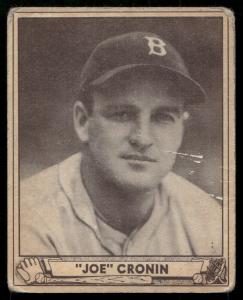 Joe Cronin HOF 1940 Play Ball #134 Card