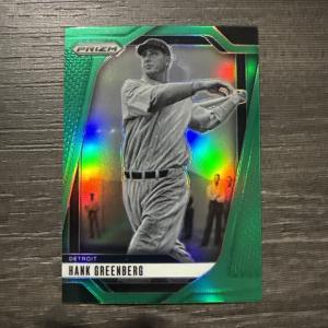 2025 Panini Prizm Hank Greenberg Green Prizm Card