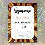 Zack Wheat Signed Holographic Golden Icon Card