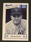 1992 Joe McCarthy Yankees Hall of Fame Card
