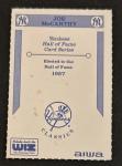 1992 Joe McCarthy Yankees Hall of Fame Card