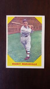 1960 Fleer Baseball Card - Fill Your Set