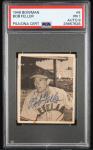 1948 Bowman Bob Feller Signed Baseball Card #5