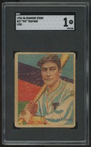 1934-36 National Chicle Pie Traynor #27 Card