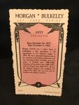 Rare 1984 Morgan Bulkeley RGI Art Card